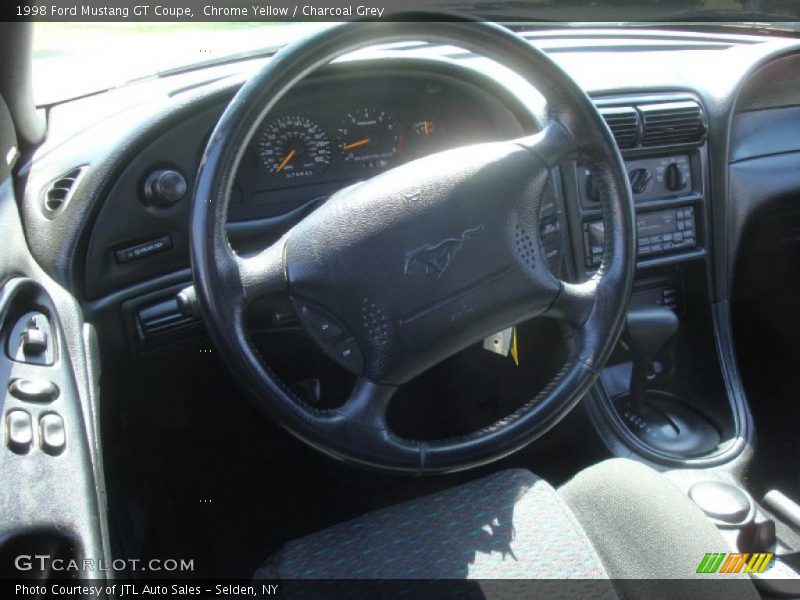 Chrome Yellow / Charcoal Grey 1998 Ford Mustang GT Coupe