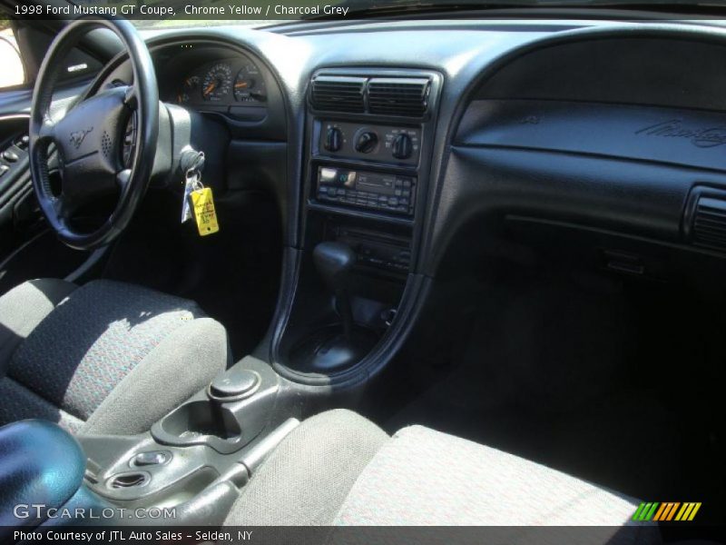 Chrome Yellow / Charcoal Grey 1998 Ford Mustang GT Coupe