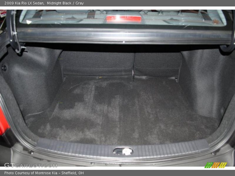 Midnight Black / Gray 2009 Kia Rio LX Sedan