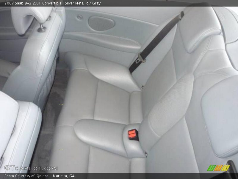 Silver Metallic / Gray 2007 Saab 9-3 2.0T Convertible