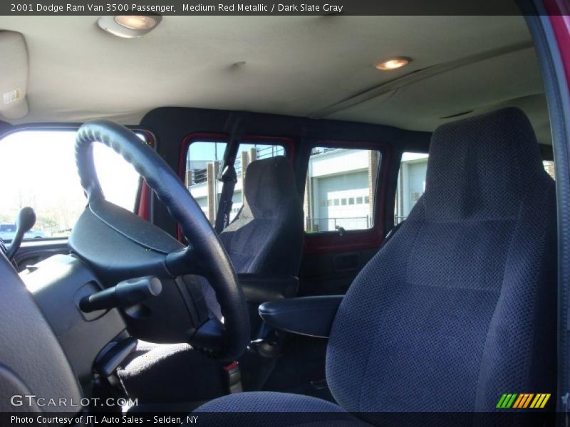 Medium Red Metallic / Dark Slate Gray 2001 Dodge Ram Van 3500 Passenger