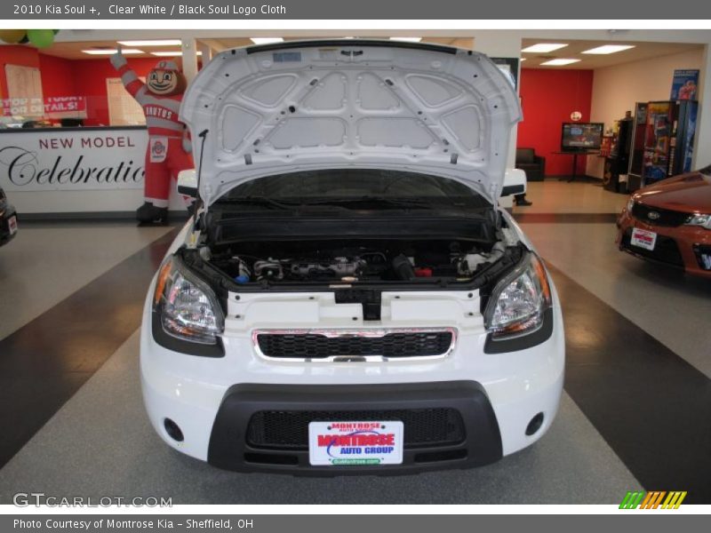 Clear White / Black Soul Logo Cloth 2010 Kia Soul +