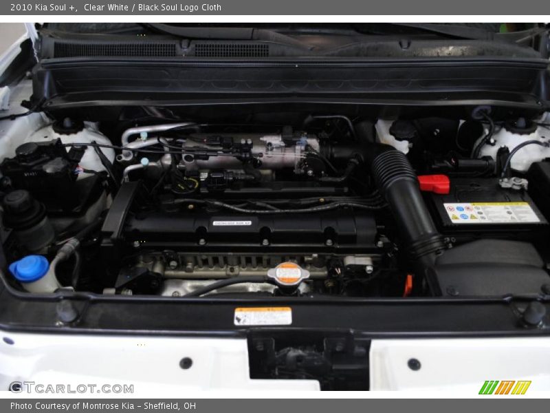 Clear White / Black Soul Logo Cloth 2010 Kia Soul +