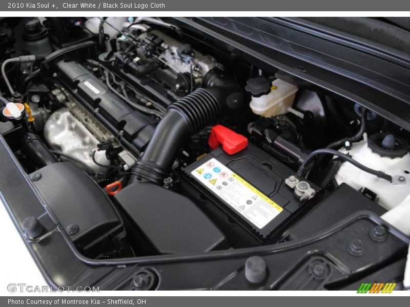 Clear White / Black Soul Logo Cloth 2010 Kia Soul +