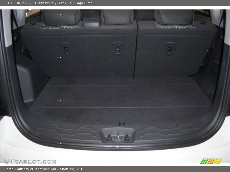 Clear White / Black Soul Logo Cloth 2010 Kia Soul +