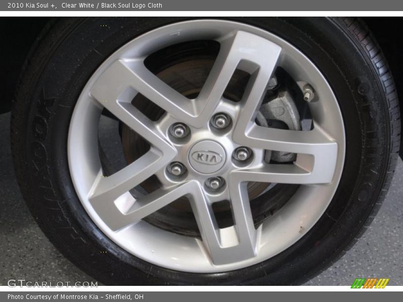 Clear White / Black Soul Logo Cloth 2010 Kia Soul +