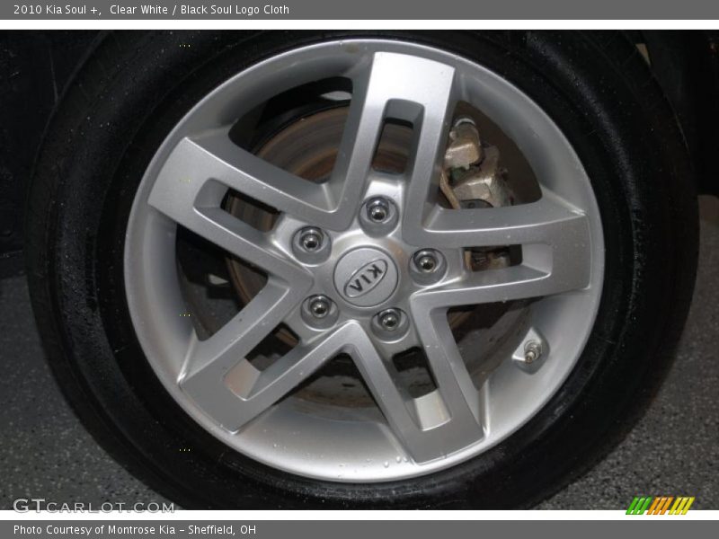 Clear White / Black Soul Logo Cloth 2010 Kia Soul +