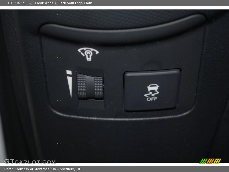 Clear White / Black Soul Logo Cloth 2010 Kia Soul +