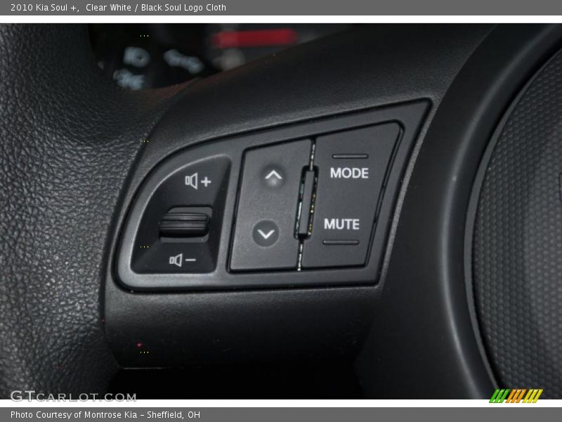 Clear White / Black Soul Logo Cloth 2010 Kia Soul +
