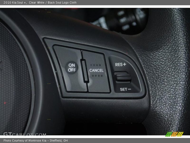 Clear White / Black Soul Logo Cloth 2010 Kia Soul +