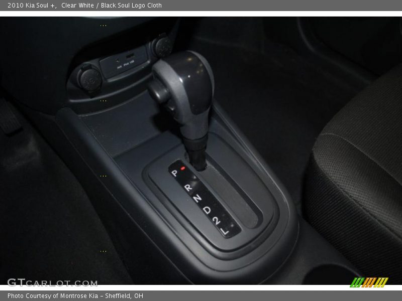 Clear White / Black Soul Logo Cloth 2010 Kia Soul +