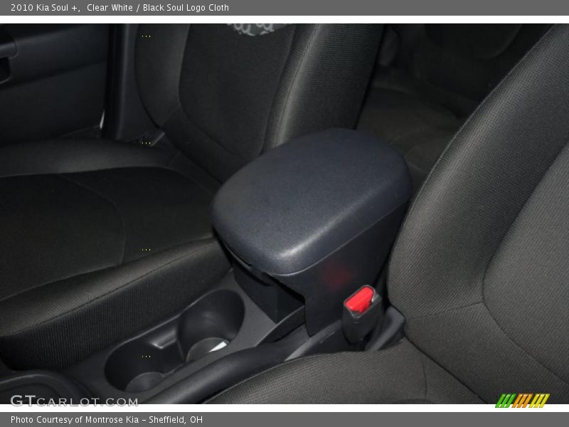 Clear White / Black Soul Logo Cloth 2010 Kia Soul +
