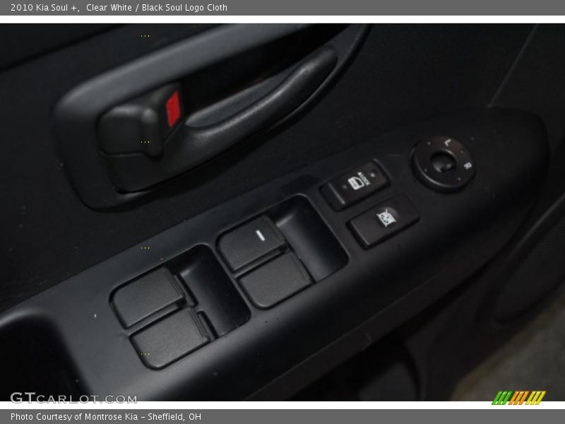 Clear White / Black Soul Logo Cloth 2010 Kia Soul +