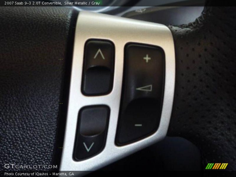 Silver Metallic / Gray 2007 Saab 9-3 2.0T Convertible