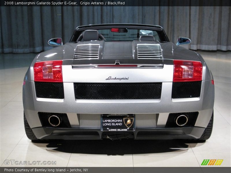 Grigio Antares / Black/Red 2008 Lamborghini Gallardo Spyder E-Gear