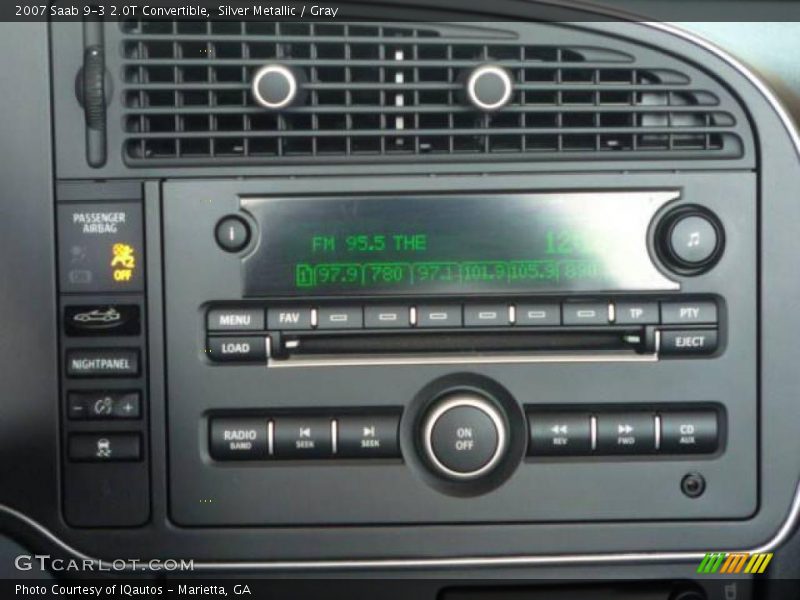 Silver Metallic / Gray 2007 Saab 9-3 2.0T Convertible