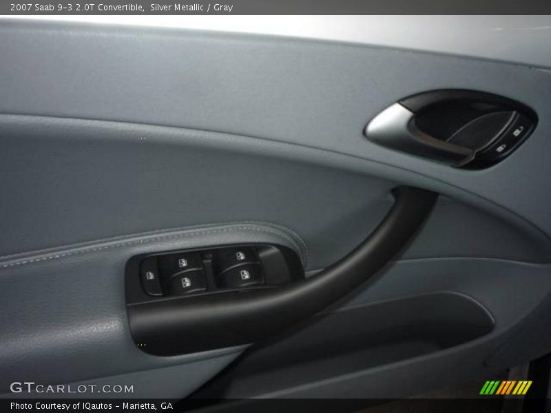 Silver Metallic / Gray 2007 Saab 9-3 2.0T Convertible