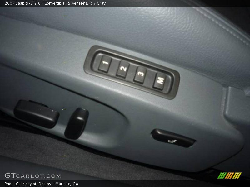 Silver Metallic / Gray 2007 Saab 9-3 2.0T Convertible