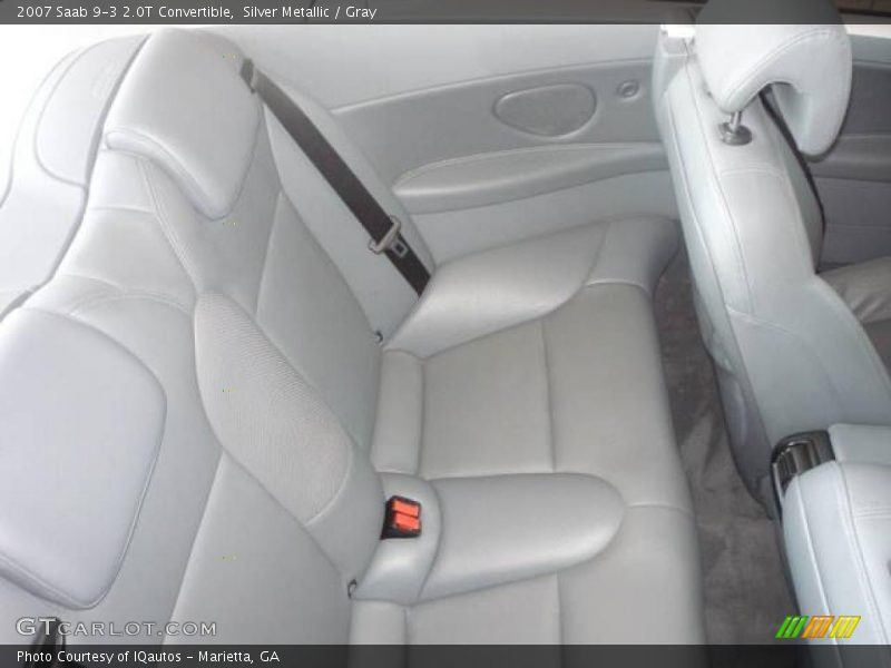 Silver Metallic / Gray 2007 Saab 9-3 2.0T Convertible
