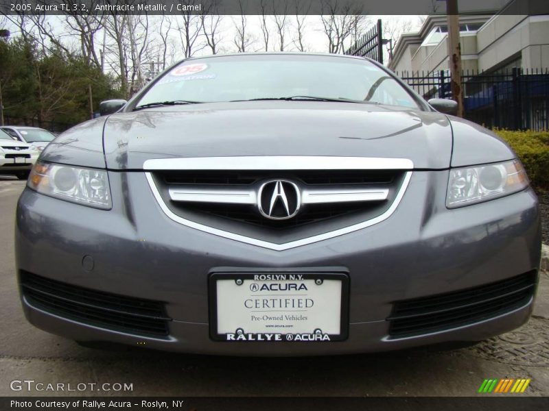 Anthracite Metallic / Camel 2005 Acura TL 3.2