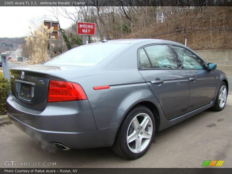 Anthracite Metallic / Camel 2005 Acura TL 3.2