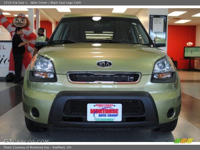 Alien Green / Black Soul Logo Cloth 2010 Kia Soul +