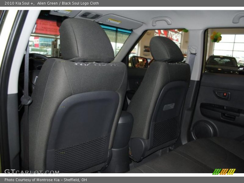 Alien Green / Black Soul Logo Cloth 2010 Kia Soul +