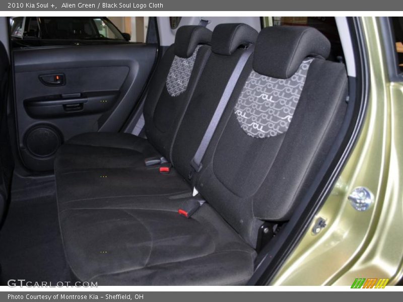 Alien Green / Black Soul Logo Cloth 2010 Kia Soul +
