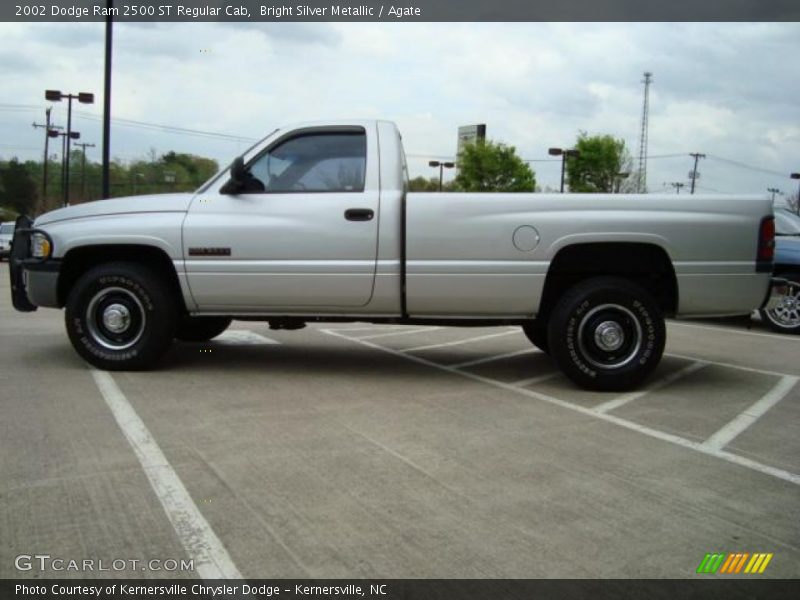 Bright Silver Metallic / Agate 2002 Dodge Ram 2500 ST Regular Cab