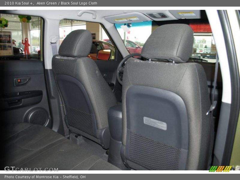 Alien Green / Black Soul Logo Cloth 2010 Kia Soul +
