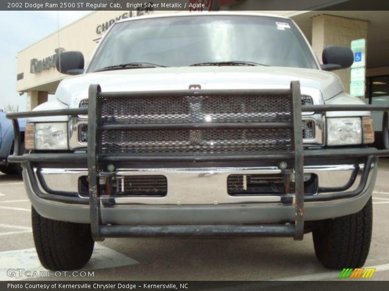 Bright Silver Metallic / Agate 2002 Dodge Ram 2500 ST Regular Cab