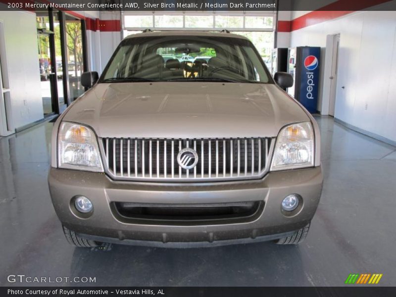 Silver Birch Metallic / Medium Dark Parchment 2003 Mercury Mountaineer Convenience AWD
