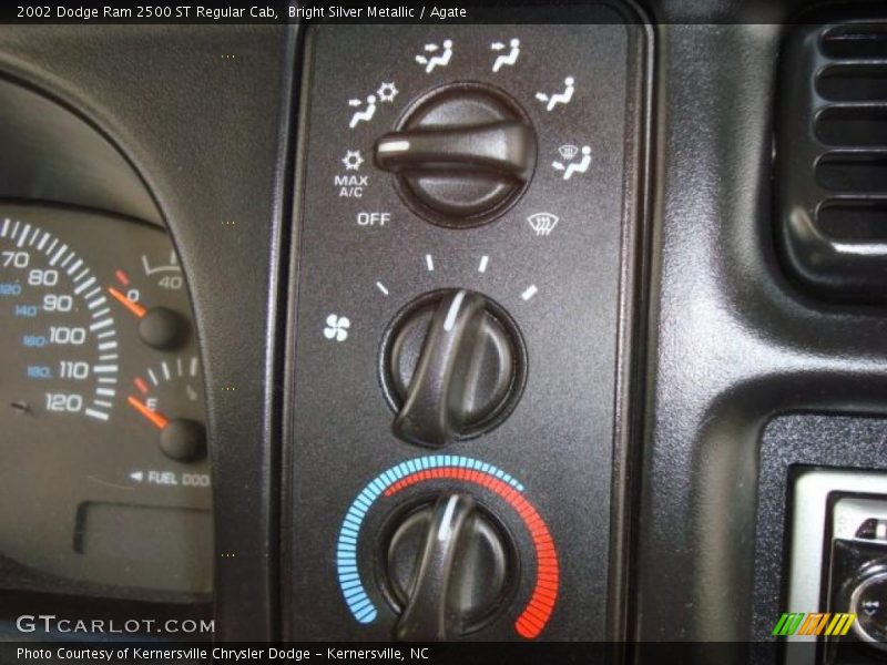 Bright Silver Metallic / Agate 2002 Dodge Ram 2500 ST Regular Cab