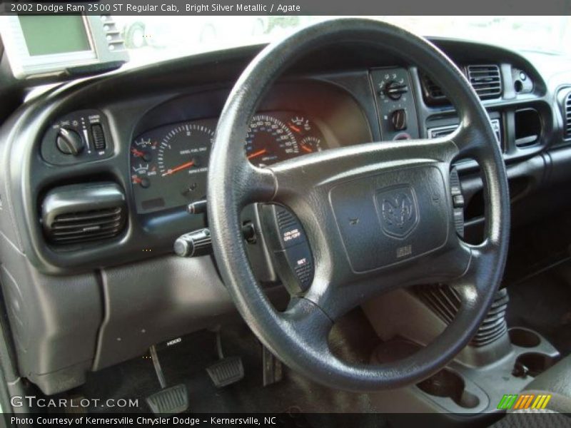 Bright Silver Metallic / Agate 2002 Dodge Ram 2500 ST Regular Cab