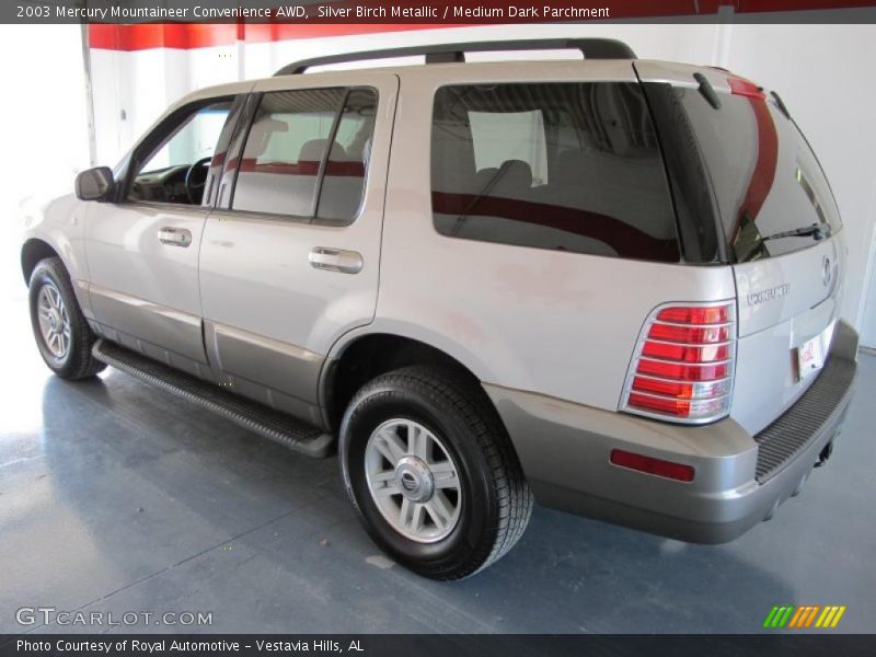 Silver Birch Metallic / Medium Dark Parchment 2003 Mercury Mountaineer Convenience AWD