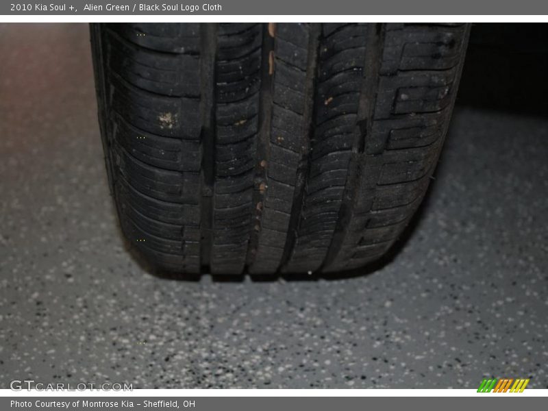 Alien Green / Black Soul Logo Cloth 2010 Kia Soul +