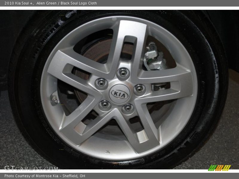 Alien Green / Black Soul Logo Cloth 2010 Kia Soul +