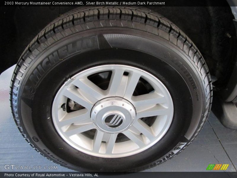Silver Birch Metallic / Medium Dark Parchment 2003 Mercury Mountaineer Convenience AWD