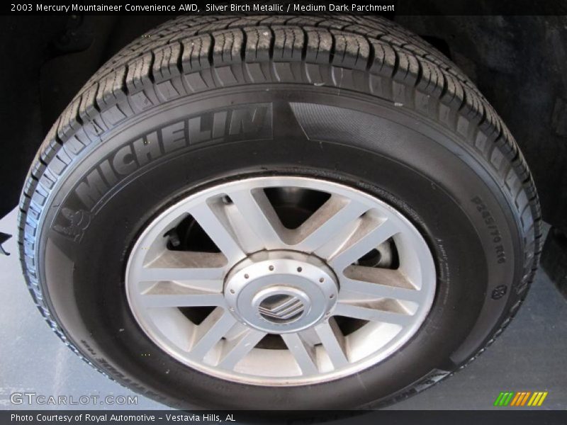 Silver Birch Metallic / Medium Dark Parchment 2003 Mercury Mountaineer Convenience AWD