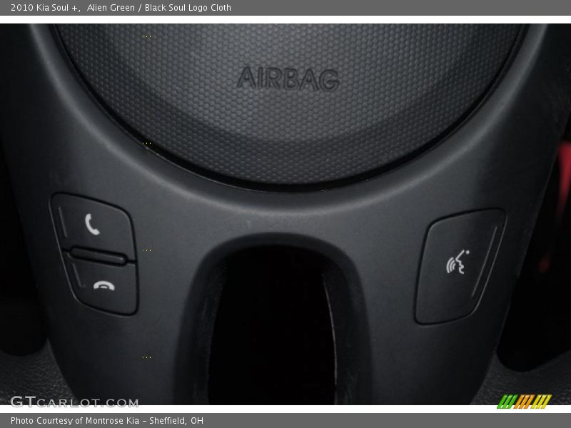 Alien Green / Black Soul Logo Cloth 2010 Kia Soul +