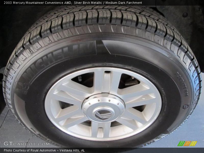 Silver Birch Metallic / Medium Dark Parchment 2003 Mercury Mountaineer Convenience AWD
