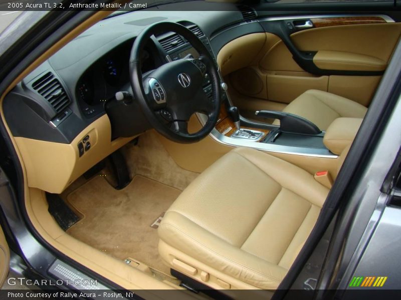 Anthracite Metallic / Camel 2005 Acura TL 3.2