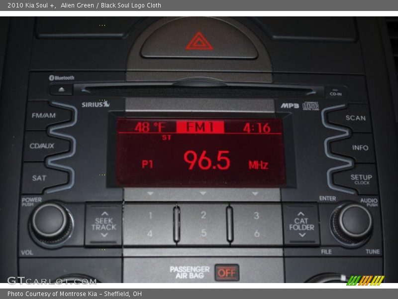 Alien Green / Black Soul Logo Cloth 2010 Kia Soul +