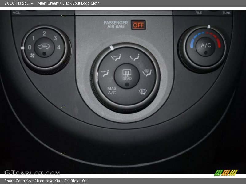Alien Green / Black Soul Logo Cloth 2010 Kia Soul +