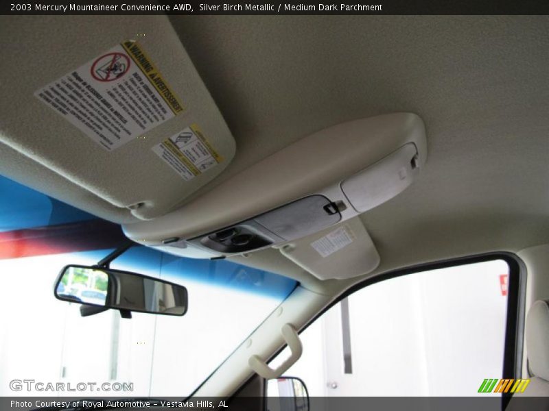 Silver Birch Metallic / Medium Dark Parchment 2003 Mercury Mountaineer Convenience AWD