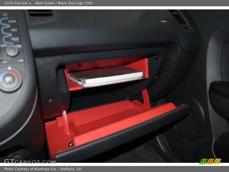 Alien Green / Black Soul Logo Cloth 2010 Kia Soul +