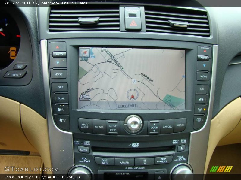 Anthracite Metallic / Camel 2005 Acura TL 3.2