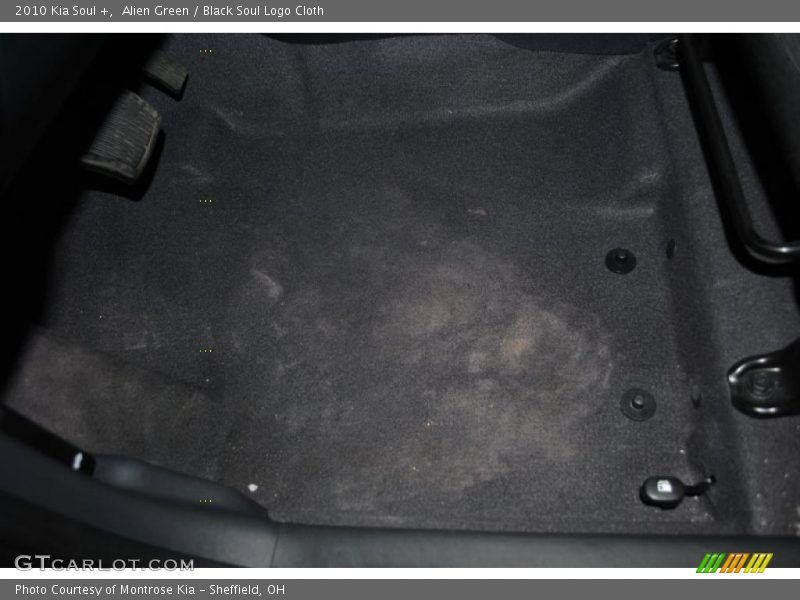Alien Green / Black Soul Logo Cloth 2010 Kia Soul +