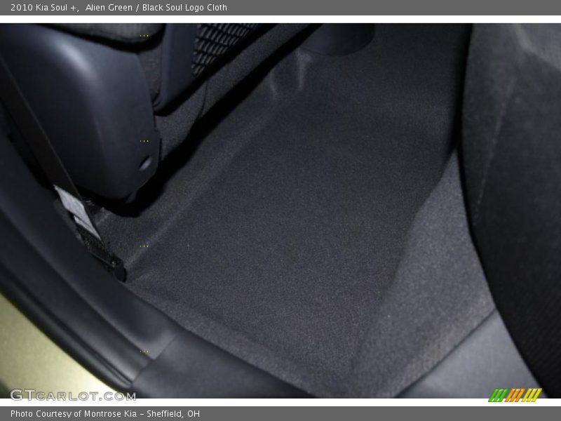 Alien Green / Black Soul Logo Cloth 2010 Kia Soul +