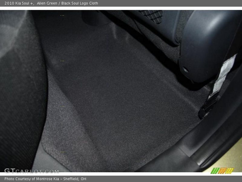 Alien Green / Black Soul Logo Cloth 2010 Kia Soul +